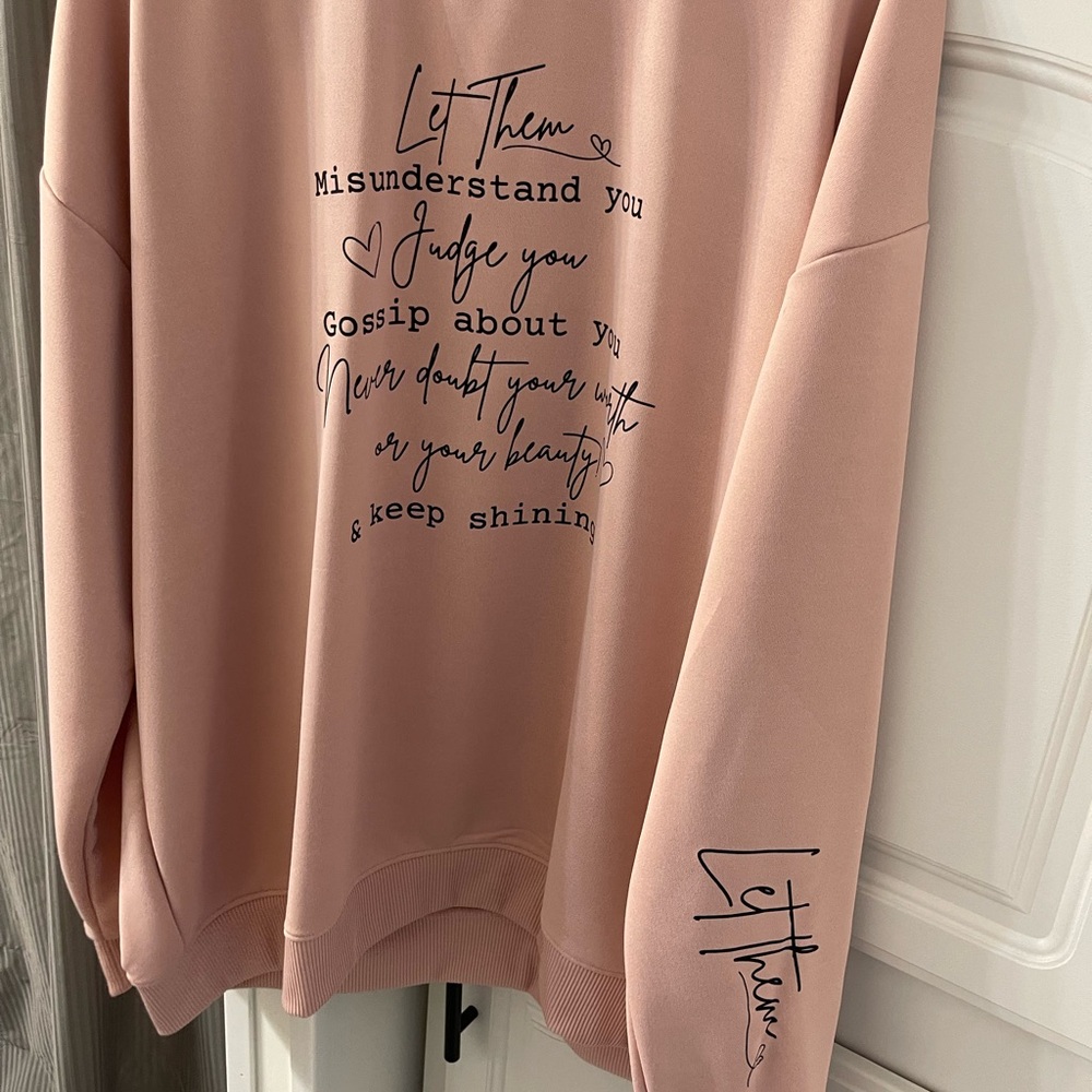 Pink Graphic Sweatshirt